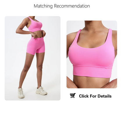 Hearuisavy Women's Sports Shorts Summer Running Fitness Shorts Gym High Waisted Yoga Pands Breathable Quick Dry Workout Leggings