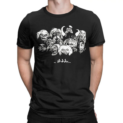 Profashion x Labyrinth Goblins T-Shirt for Men  Vintage 100% Cotton Tee Shirt Round Neck Short Sleeve T Shirt Gift Idea Tops