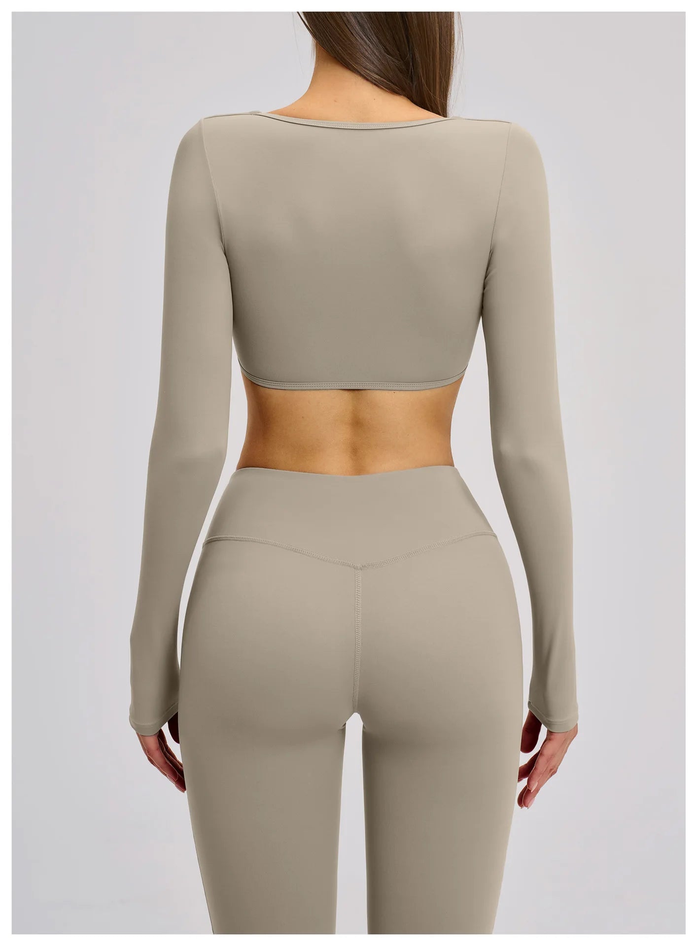 Sports Yoga Long Sleeve V T-shirt Sportswear Woman Gym Women's Female Clothing Slim Fit Sportswear Workout Clothes Fitness Wear