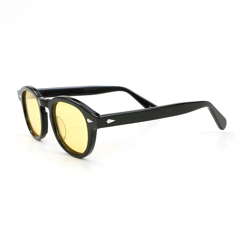 Johnny Depp Polarized Sunglasses Men Sun Glasses Woman Luxury Brand Vintage Acetate Frame Goggles