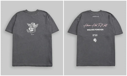 New Darc Wolves Short-sleeved T-shirts Running Fitness Tops Gym Tee