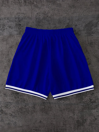 The summer new pattern 3D letter printed men's shorts are casual, fashionable, soft, comfortable and lightweight