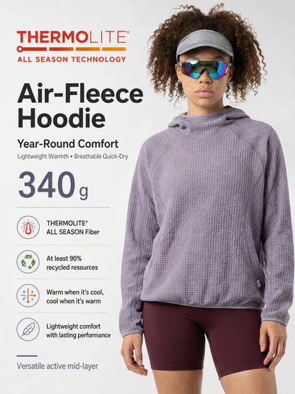 Thermolite® All Season Thermal Hoodie Unisex Lightweight Quick Dry Pullover Sweatshirt Breathable Winter Mid Layer Activewear