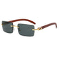 Frameless Fashion Sunglasses for Unisex Vacation Casual Driving Sun Shades Classic Outdoor Vacation Riding Sun Glasses