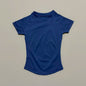 Histello Women Short Sleeve Sports T-Shirt Round Neck Breathable Stretchy Quick Dry Top Yoga Gym Running Fitness Activewear