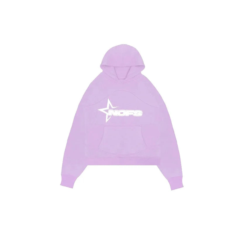 Harajuku Hoodies Men Y2k Hip Hop letter Graphic Print Hooded Sweatshirt Punk Rock Oversized Pullovers Baggy Sweatpants Suits