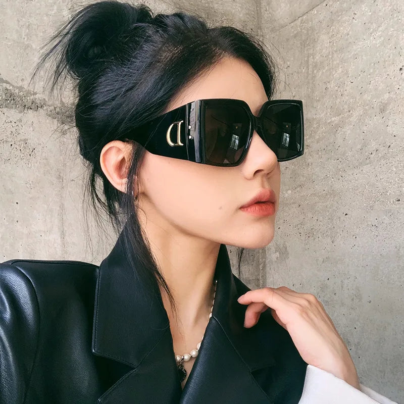 New Fashion Cool Sunglasses Women Sun Glasses Ladies Luxury Eyeglasses Vintage Oversized Sunglass Gafas Oculos De Sol UV400