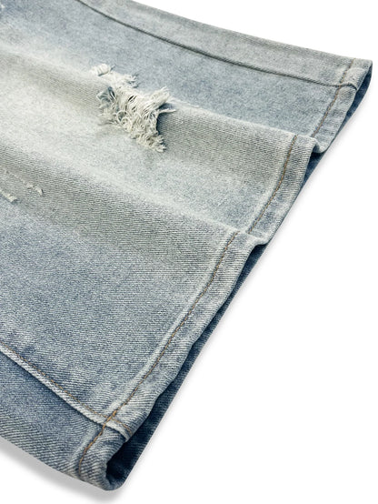 Men's Jeans, Loose Casual, Simple Cut Denim Shorts, Fashion Trendy Denim Straight Pants, Y2K Men's Clothing