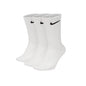 Nike Unisex 3-Pair Pack: Comfortable and Breathable Short, Mid-Calf, Training Socks, and High-Calf Athletic Socks SX7677-100