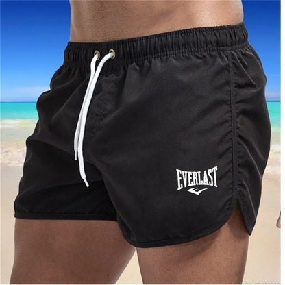 EVERLAST Men's Sports Shorts Summer Quick Dry Breathable Mesh Fitness Running Shorts Swimming Vacation Shorts