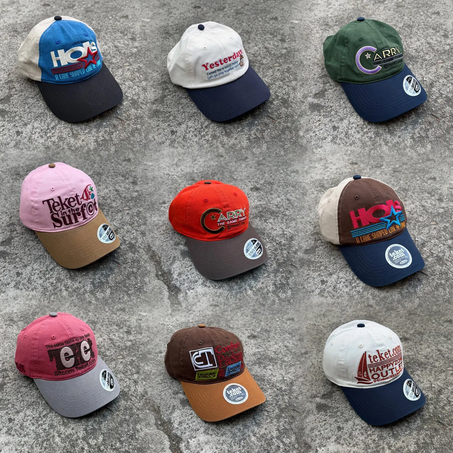 Embroidery Color Kanye West Sunshade Sunscreen Hip Hop Cycling Outdoor Hat Trend Baseball Cap