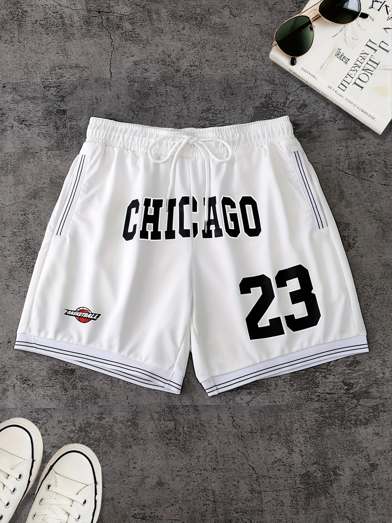The summer new pattern 3D letter printed men's shorts are casual, fashionable, soft, comfortable and lightweight