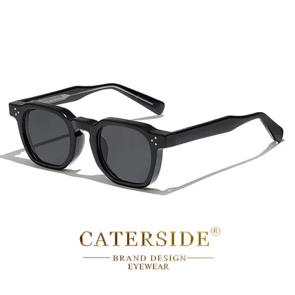 CATERSIDE Fashion Unisex Sunglasses Small Frame Square Personalized Design Sun Glasses
