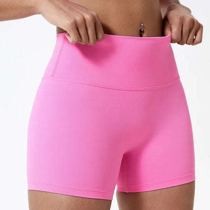 Hearuisavy Women's Sports Shorts Summer Running Fitness Shorts Gym High Waisted Yoga Pands Breathable Quick Dry Workout Leggings