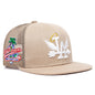 Baseball Hat LA Wings Embroidered Hip Hop Hat Outdoor Daily Leisure Sunshade Hat Male Female Flat Edge Mesh Hat