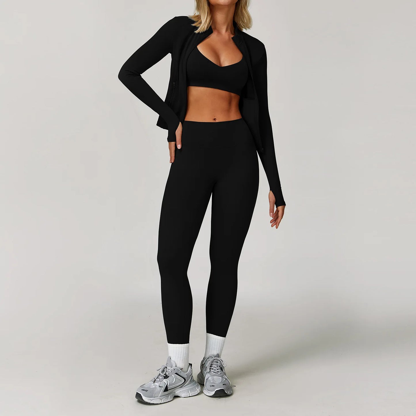 2/3PCS Sportswear Seamless Yoga Set Gym Clothes Sportswear Yoga Suits For Women Fitness Set Tracksuits Sports Bra Gym Leggings
