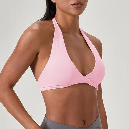 high-intensity sports bra for women's running, shockproof and high elasticity yoga vest, outdoor fitness sports bra