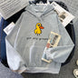 The Duck Song Got Any Grapes Printed Hoodies Kawaii Cartoon Women Sweatshirts Fashion Casual HipHop Sweatshirt Harajuku Unisex
