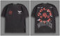 GYM Collaboration Fitness American Trendy Brand Wolf Head Print Pure Cotton Round-neck Couple T-shirts Summer Fashion Tees
