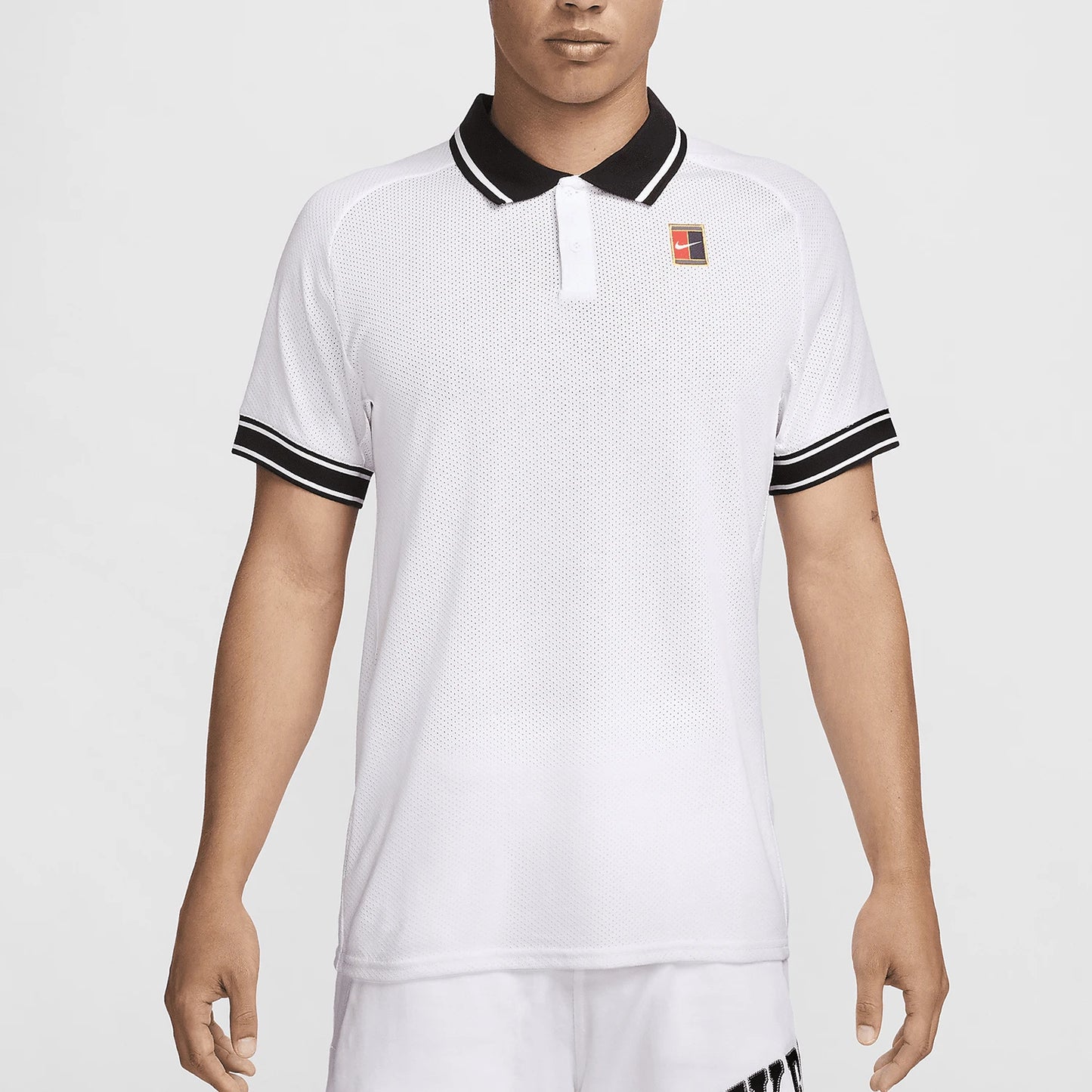 Nike genuine Court Heritage Men's Collared Tennis T-Shirt FQ2102-100