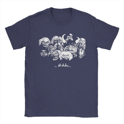 Profashion x Labyrinth Goblins T-Shirt for Men  Vintage 100% Cotton Tee Shirt Round Neck Short Sleeve T Shirt Gift Idea Tops