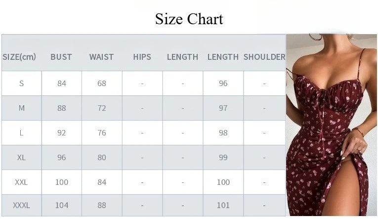 Women Elegant Floral Beach Vacation Streetwear Sexy Low Cut Beach Party Slim Slit Dress Chic Bodycon Lady Sleeveless Vestidos