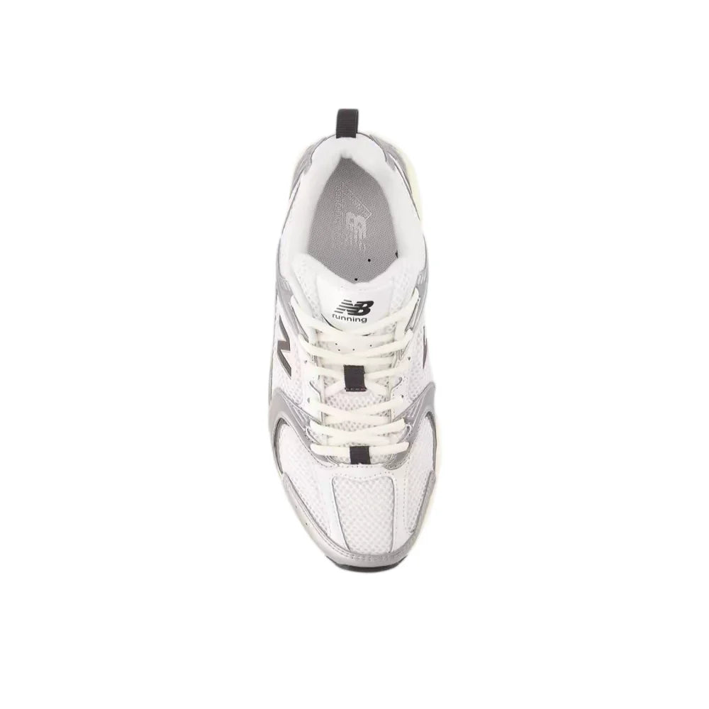 New Balance NB530 Comfortable, Lightweight, Durable Fabric Low-Top Training Running Shoes for Men and Women, Silver, U530ESA