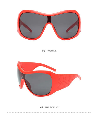 one piece sunglasses for women men vintage square shield gradient hip hop sun glasses female sexy driving shades