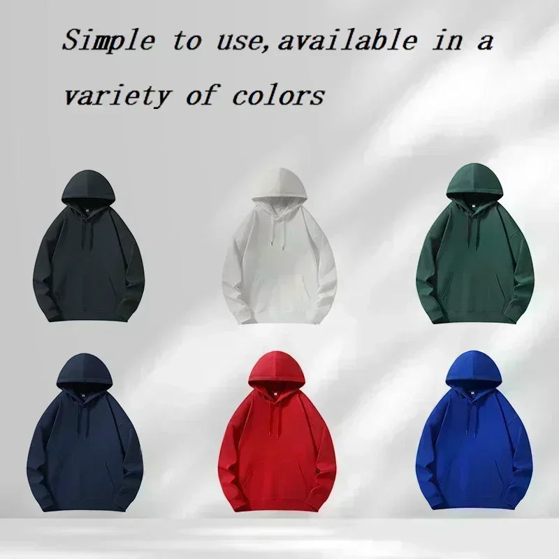 New men's port hooded shirt providing warmth and comfort Suitable for wearing in autumn and winter Fashionable printed design