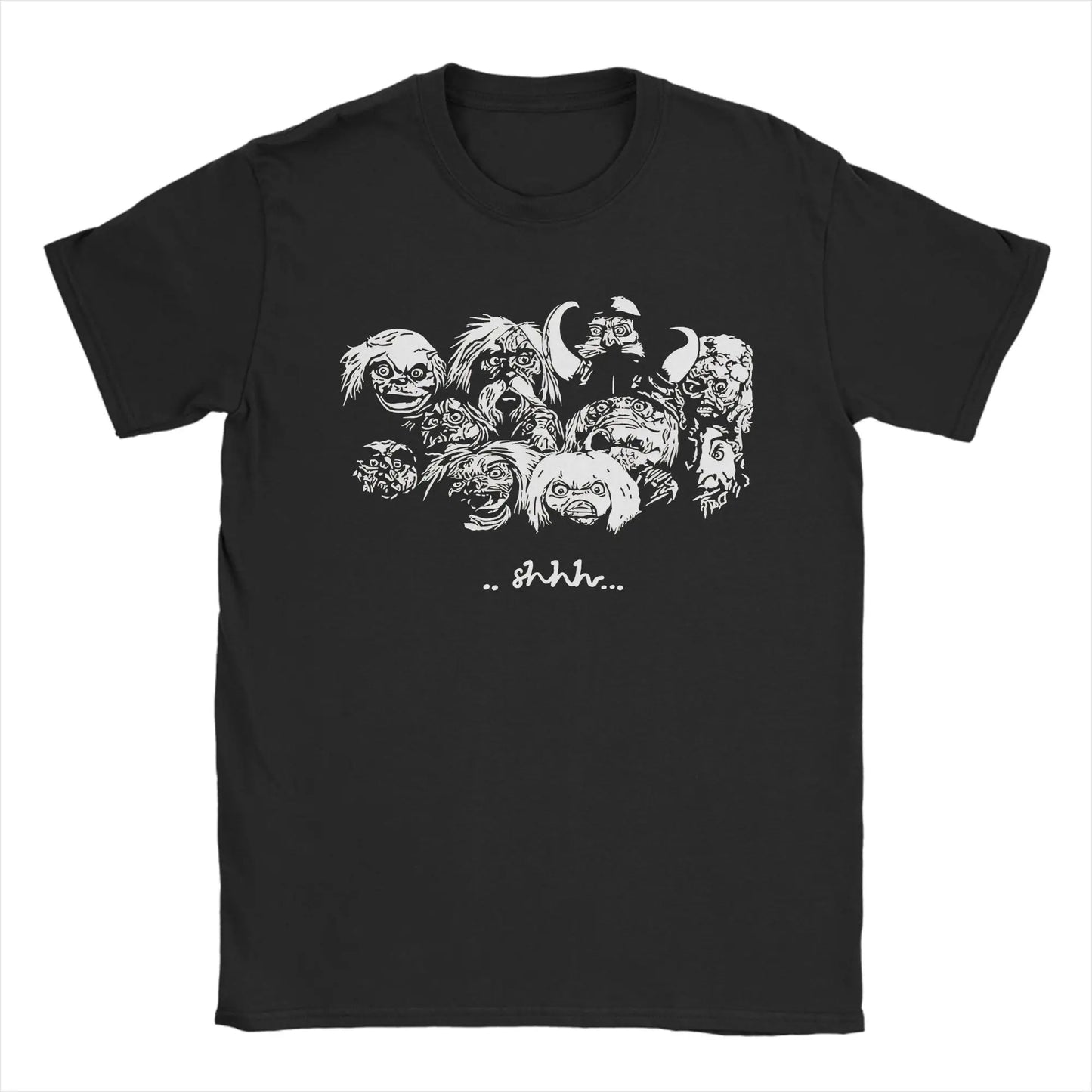 Profashion x Labyrinth Goblins T-Shirt for Men  Vintage 100% Cotton Tee Shirt Round Neck Short Sleeve T Shirt Gift Idea Tops