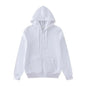 Women Oversized Zip Up Hoodie Solid Black Loose Full Zipper Hooded Sweatshirt Casual Pocket Streetwear Soft Thick Hooded Jacket