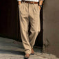 Spring Summer Stylish Straight Cargo Pants Men Casual Texture Corduroy Trousers For Men Daily Leisure Loose Pant Streetwear