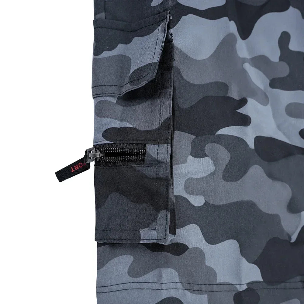 American Flag Printed Cargo Shorts Independence Day Eagle Shorts Summer Cargo Work Camping Multi-pocket Short Pants Streetwear