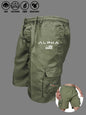 American Flag Printed Cargo Shorts Independence Day Eagle Shorts Summer Cargo Work Camping Multi-pocket Short Pants Streetwear