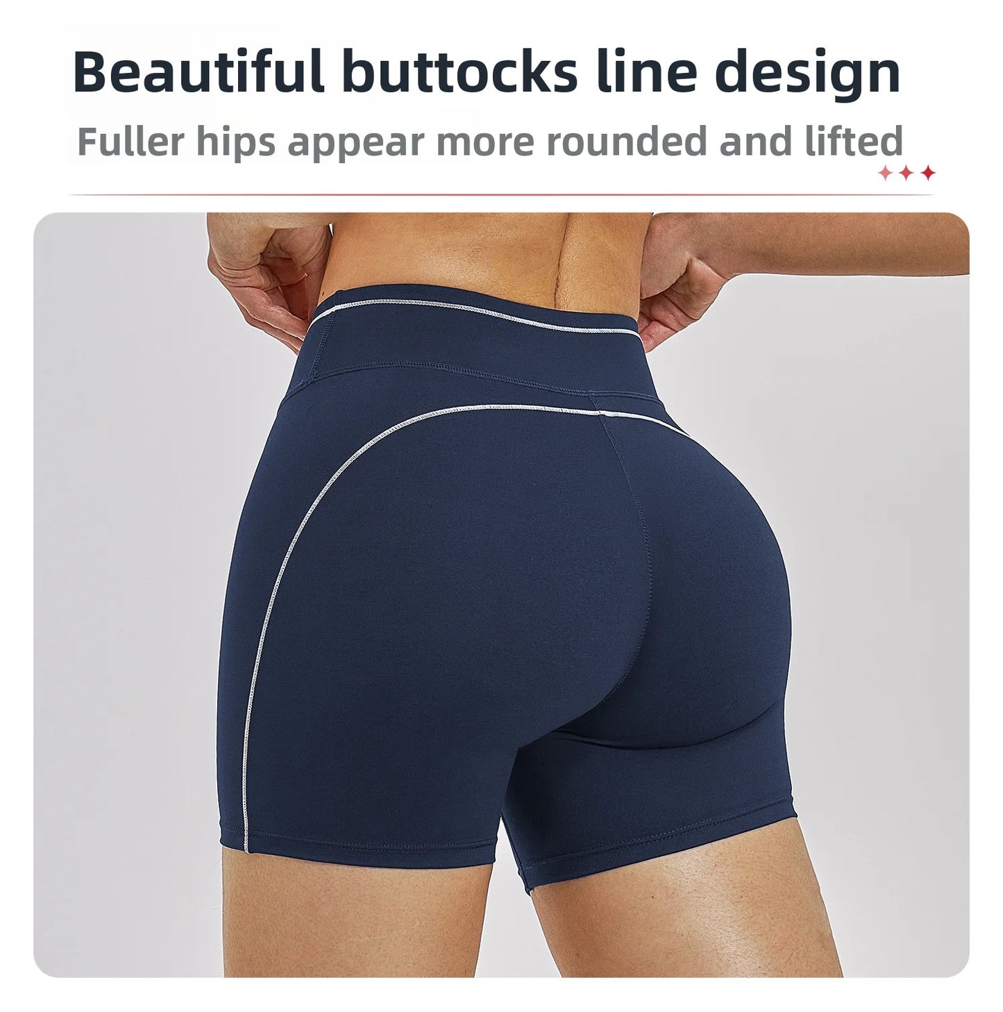 Women Running Sports Shorts Buttock Lift Gym Leggings Women Summer Shorts Cycling Slim Fit Workout Shorts High Waist Yoga Shorts