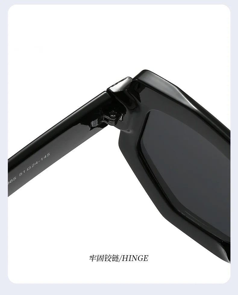 irregular square candy color sunglasses for women new fashion black yellow sun glasses