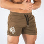 Wolf Logo Quick Dry Mesh Single Layer Running Gym Fitness Bodybuilding Training Shorts Men Jogging Sports Bottoms