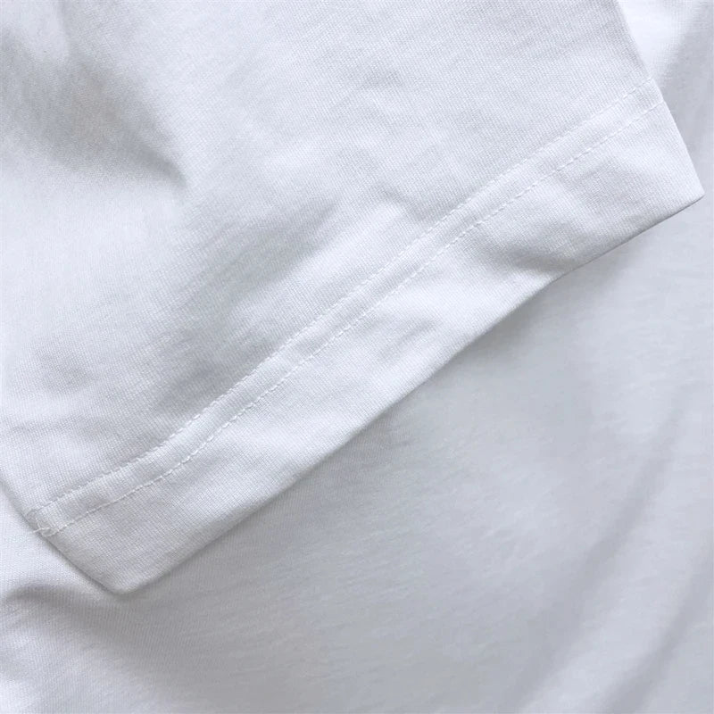 Vintage Sued By Polo Graphic Cotton T-shirt Cropped Tees Unisex Men's and Women's T-shirt Harajuku T Shirt Casual Tee Tops