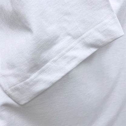 Vintage Sued By Polo Graphic Cotton T-shirt Cropped Tees Unisex Men's and Women's T-shirt Harajuku T Shirt Casual Tee Tops