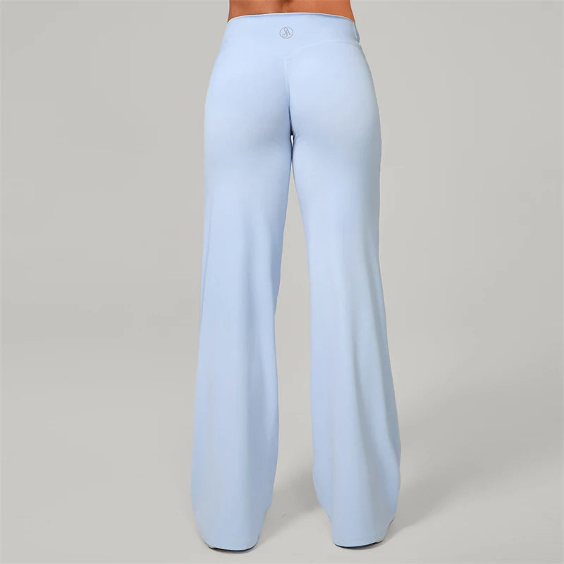 Women's Yoga Pants Versatile Loose Wide-Leggings Fitness Hip-Lifting Pants