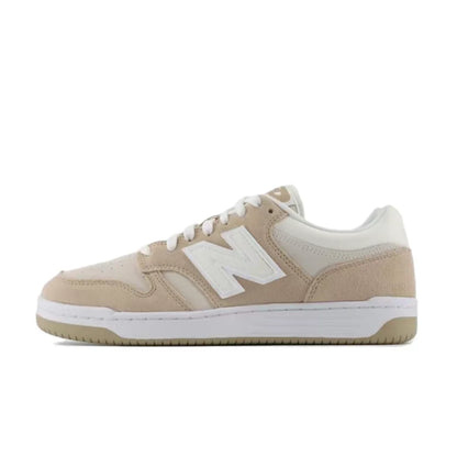 New Balance NB480 Unisex Low-Top Sneakers – White/Blue, Synthetic Leather, Soft, Comfortable & Durable BB480PEN