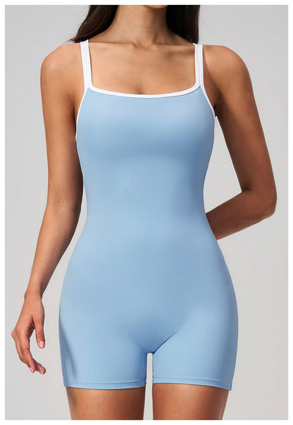 Yoga Jumpsuit One Piece Overalls Fitness Bodysuit Workout Clothes Women Tracksuit Sportwear Women Buttock lifting Set Activewear