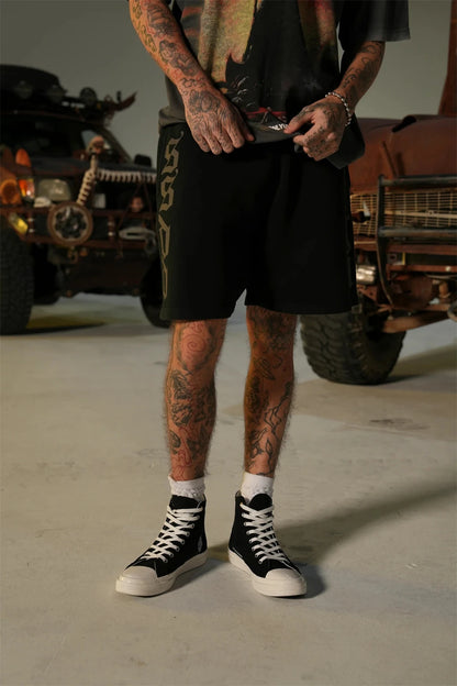 Profashion Casual Fashion Jogger Shorts Men Cotton Breathable Loose Beach Short Pants Comfortable Gym Basketball Sport Street Shorts