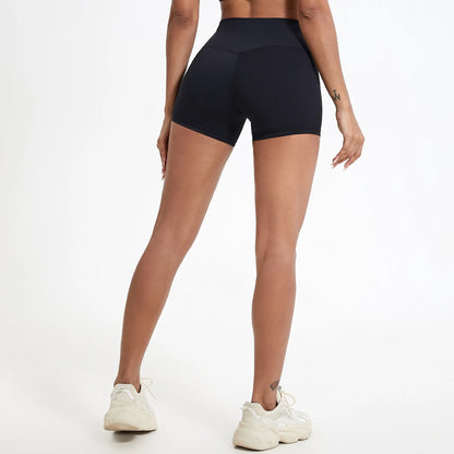 Hearuisavy Women's Sports Shorts Summer Running Fitness Shorts Gym High Waisted Yoga Pands Breathable Quick Dry Workout Leggings
