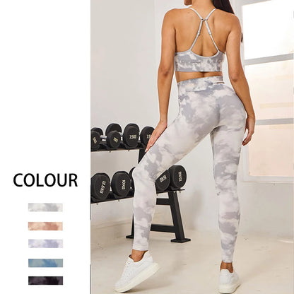 Darc Women Set Bra Wolves Gym Sports Shorts Mujer Fitness legging Push Up Running Yoga Elastic Quick-drying Suits Clothing