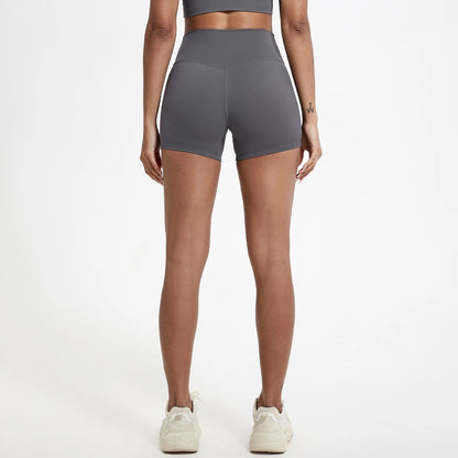 Hearuisavy Women's Sports Shorts Summer Running Fitness Shorts Gym High Waisted Yoga Pands Breathable Quick Dry Workout Leggings