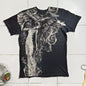 Summer Men's Breathable Round Neck T-shirt Y2K Retro Clothing Punk Hip Hop Pattern Printed Outdoor Fashion Top