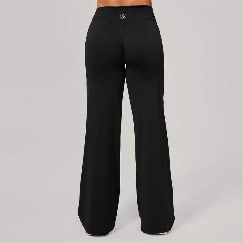 Women's Yoga Pants Versatile Loose Wide-Leggings Fitness Hip-Lifting Pants