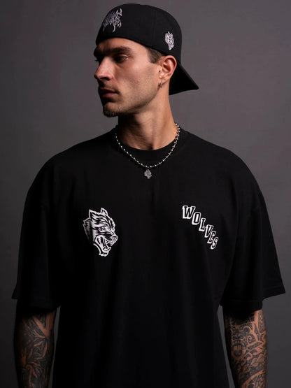 DARC Wolf Head 230G Combed Cotton round Neck Short Sleeve T-Shirt