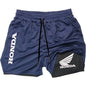 Profashion x Honda Summer Shorts Are For Men's 2-in-1 Sports, Gym Workouts, Running And Quick-Drying Breathable Mobile Phone Pockets